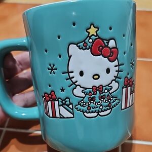 Hello Kitty Teal and Red Mug
